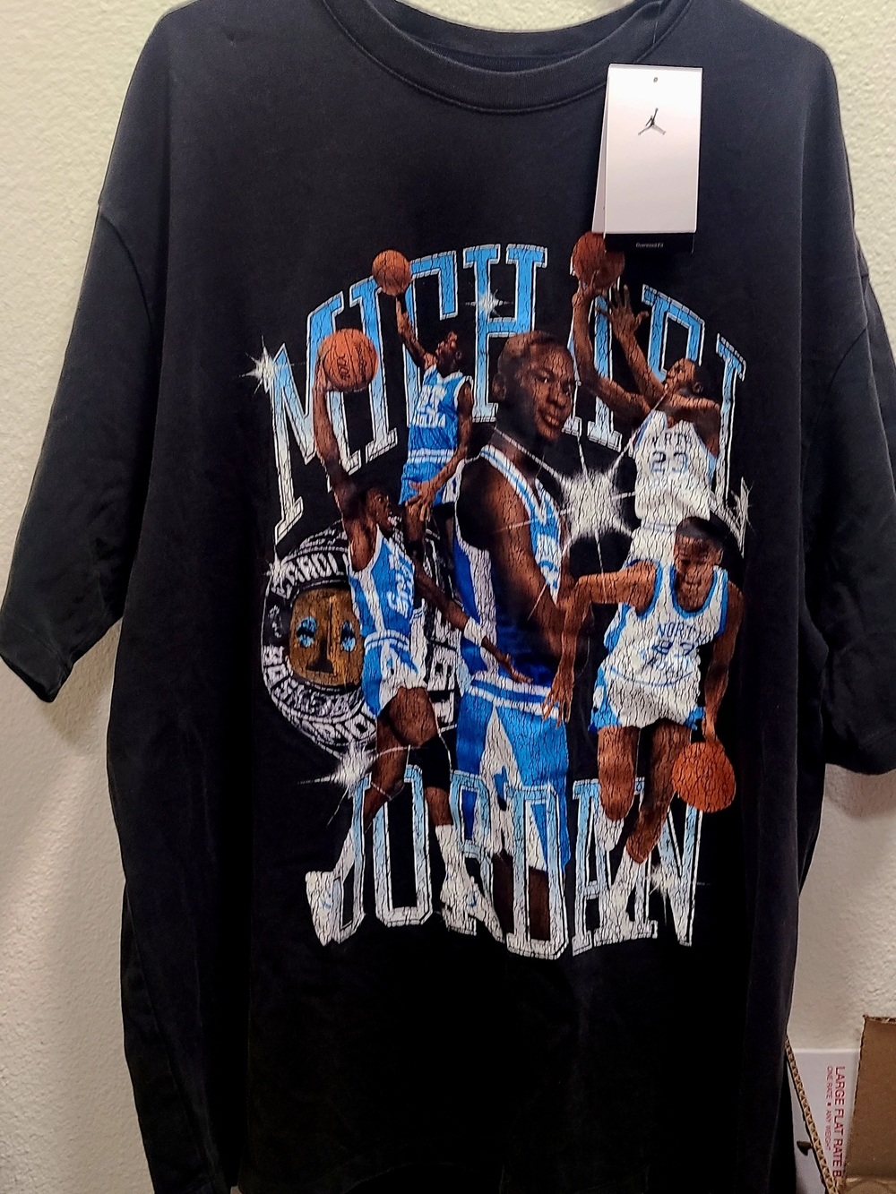Jordan Black Graphic Michael Jordan Basketball Tee